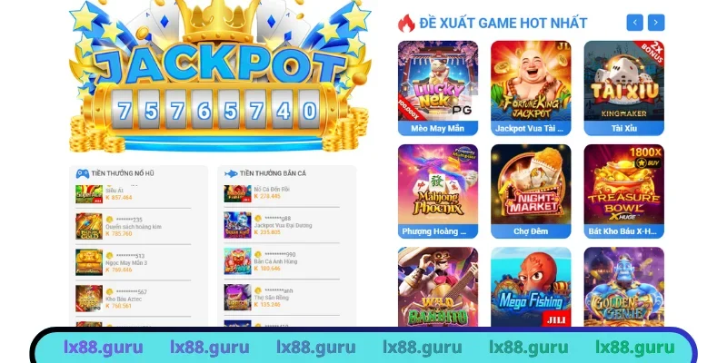 Người chơi tận hưởng ưu điểm từ bảo mật LX88